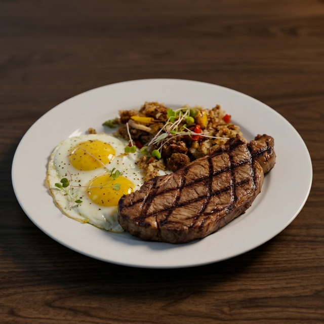 Steak and Eggs.